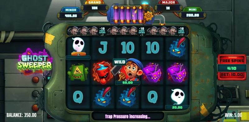 Ghost Sweeper – Wild simbol u osnovnoj igri